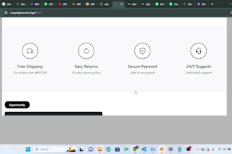 develop an ultra modern ecommerce web application