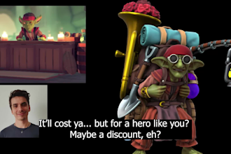 be the professional voice actor for your video game characters