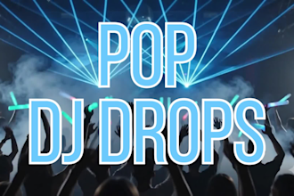 record 5 pop dj drops or radio sweepers