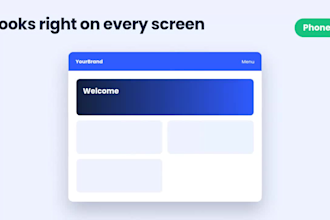 build a responsive website using HTML CSS and javascript