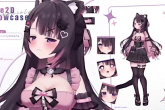 3d character 3d product modeling 2d vtuber models blender rigging 3d cad design