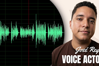 record a professional latin american spanish voice over