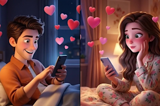 3d ai animated proposal video ai love story 3d pixar style romantic ai animation