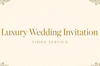 design luxury royal wedding invitation