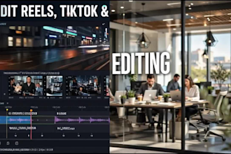 edit reels, tiktok and business promo videos