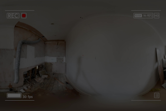 do 360 virtual renovation for backyard and landscape panorama