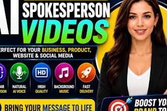 create ai spokesperson videos