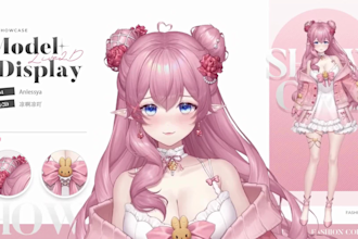 design and rig live2d character, vtuber design, vtuber rigging, live2d model