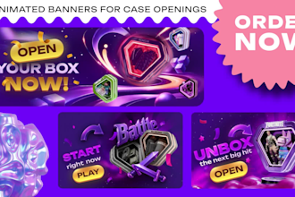 create seamless looping animated web banners and gaming ads