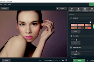 create high quallty beauty and fashion digiral makeup