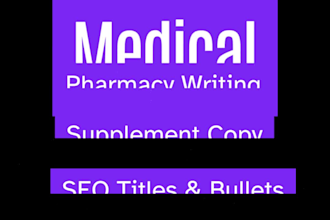 persuasive medical, healthcare, and product descriptions
