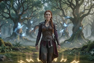 create cinematic supernatural ai video, ai fatancy video with realistic visuals