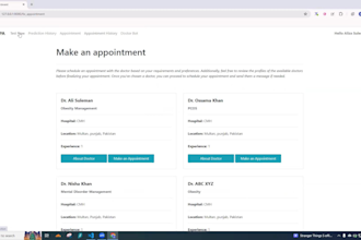 build a django health prediction app