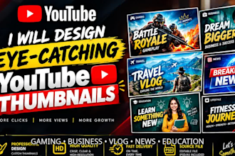 design professional youtube thumbnails in canva