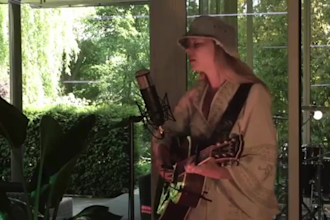 record professional female folk pop and country vocals with acoustic guitar