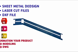 make dxf laser cut, sheet metal
