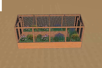 design detailed DIY raised garden bed and plant box plans with material list