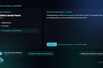 build an ai sales agent that finds leads and writes outreach