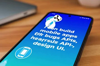 develop mobile app using flutter and android