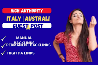 italian australia  guest post, au  backlinks and   quality manual link building