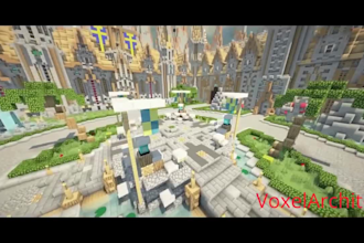 build custom minecraft server spawn, lobby and hub maps