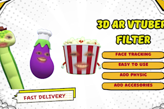 create custom ar vtuber 3d avatar for streamers with streamfog