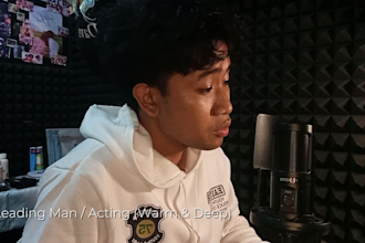 be your filipino or english male voiceover talent