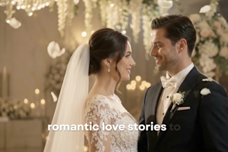 cinematic wedding video that tells your love story
