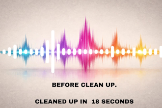 do professional podcast editing and audio cleaning