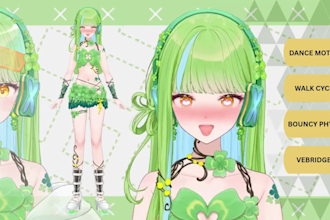 create professional live2d vtuber model with full rigging and expressions
