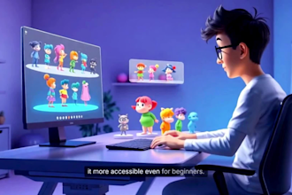 create ai 3d cartoon video for youtube to boost viwers