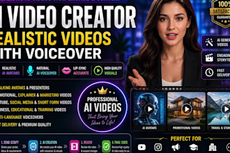 create realistic ai videos with voiceover and engaging visuals
