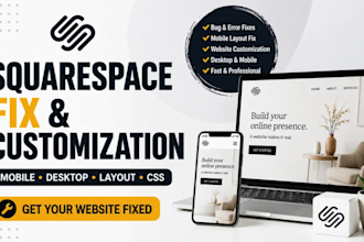 fix squarespace bug mobile layout edit customize squarespace website