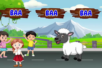 create kids learning videos for youtube, animation for kids, kids videos