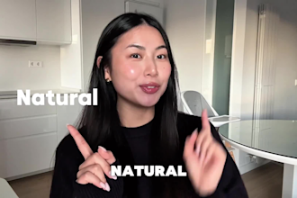 make creative female ugc videos of your product or service in english or chinese