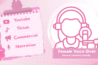 be your female voice over artist