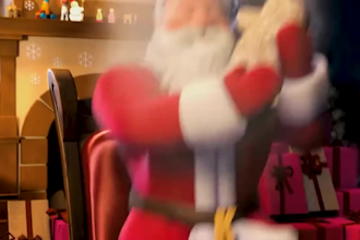 create photorealistic 3d christmas  animation 3d ai animation intro video and ad