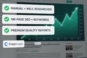do SEO article writing, blog posts, and website content to boost traffic