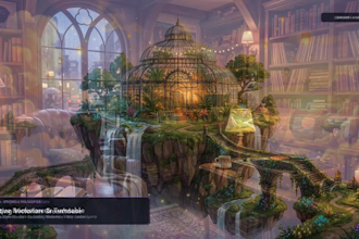 create lofi cinematic background and environment art with ai