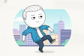 create 2d animation, history , stock footage ,stick figure