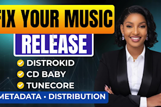 fix and manage your music distribution on distrokid  cd baby tunecore
