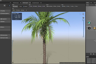 create optimized game ready 3d trees or foliage on speedtree