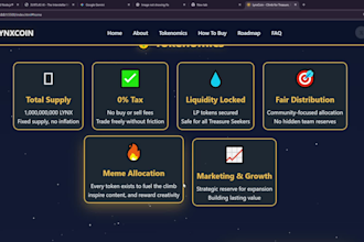 design a meme coin website using HTML CSS and javascript