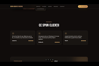 modern business website design
