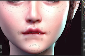turn 2d to 3d anime,cyberpunk female character,vrchat nsfw,mascot,daz3d nsfw,stl