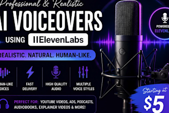 create realistic ai voice overs with elevenlabs for videos