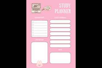 create custom cute digital planners