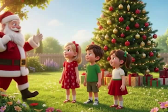ai 3d christmas cartoon video 3d christmas animation video 3d holiday animation