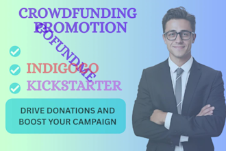 create and promote campaign for gofundme to attract donor