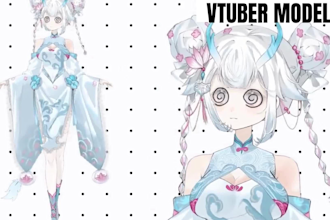 design live2d vtuber model nsfw 2d vtuber model vtuber rigging vtuber commission